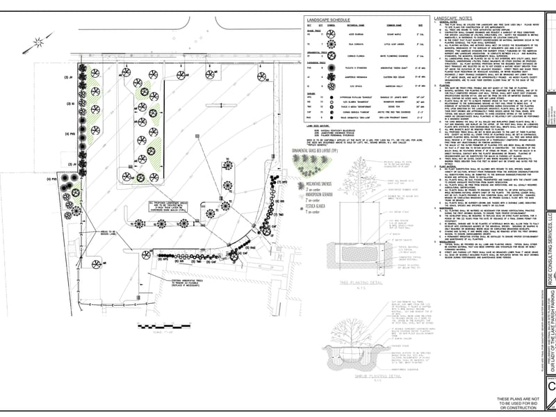 Planting Design - Our Lady Of The Lake Parish - Verona, NJ